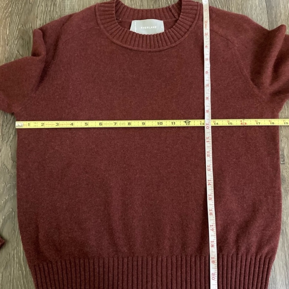 Everlane The ReCashmere Vintage Crew Sweater in Heathered Clay